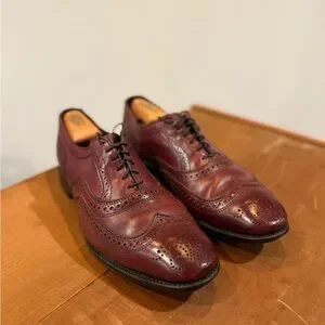 ALLEN EDMONDS Merlot Wingtip Premium Dress Shoe, “Independence Collection,” 11D il_fullxfull.6645865942_lme8.jpg main image 2